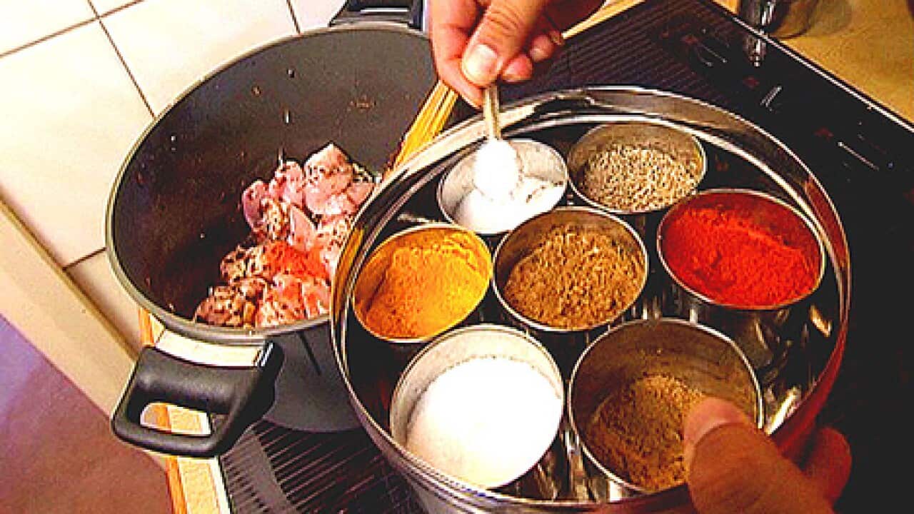 Seekh kebab with mint sauce