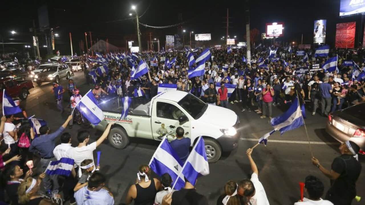 Protesta Managua