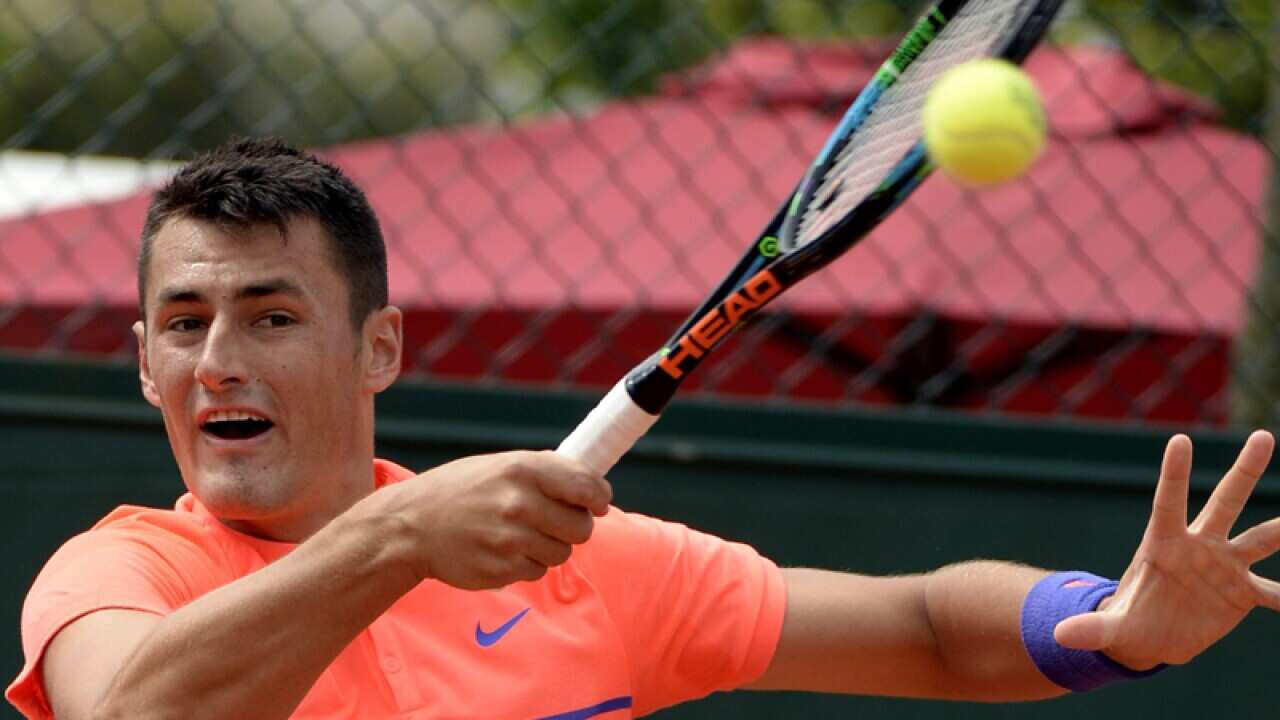 Bernard Tomic of Australia.