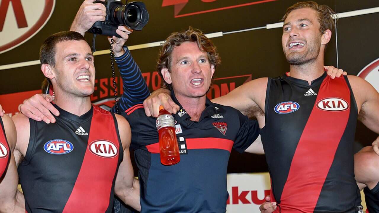 Essendon coach James Hird.