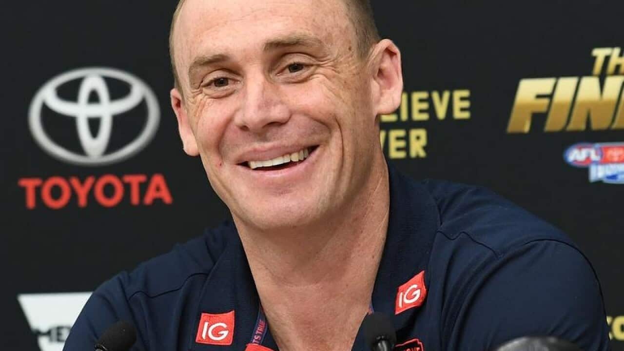 Melbourne Demons coach Simon Goodwin