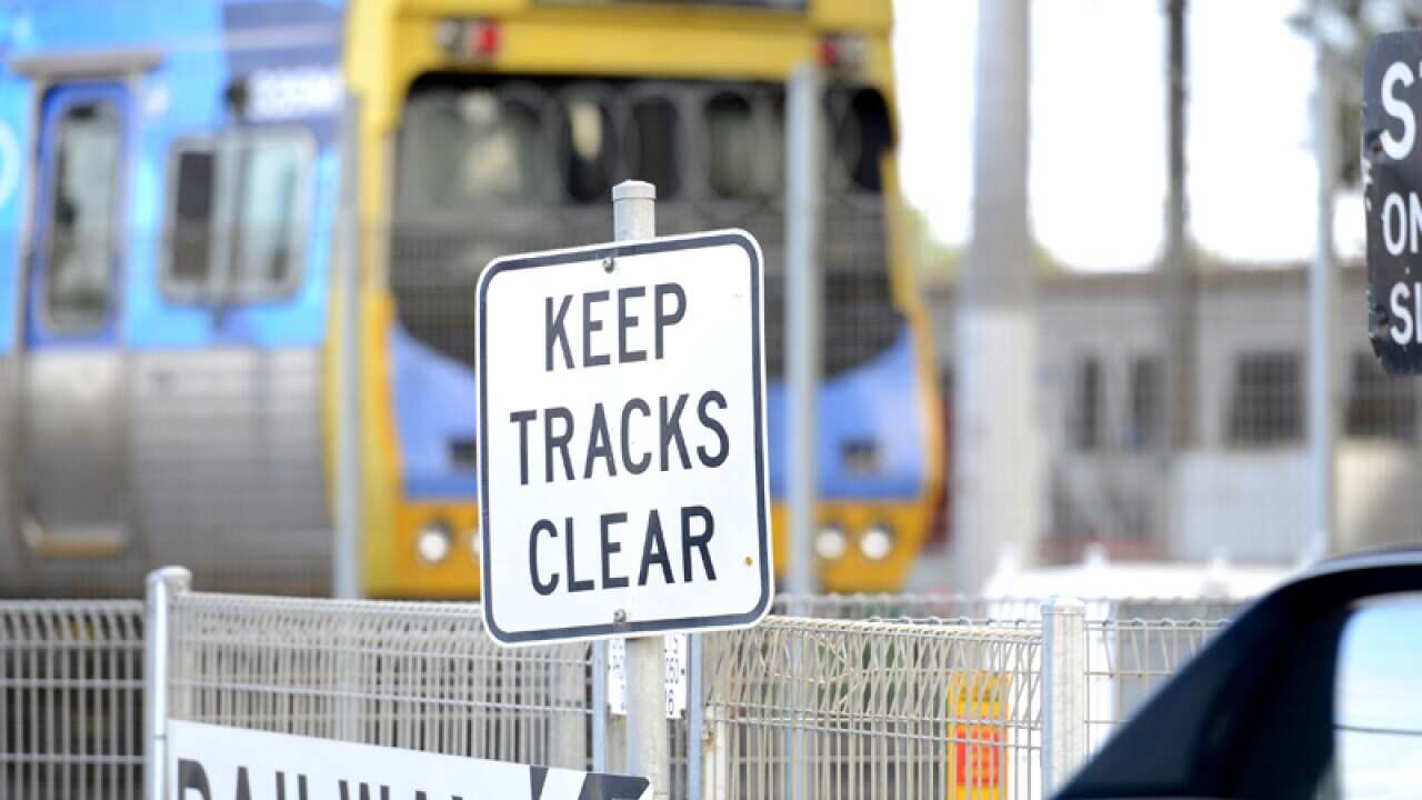 A city train in Melbourne
