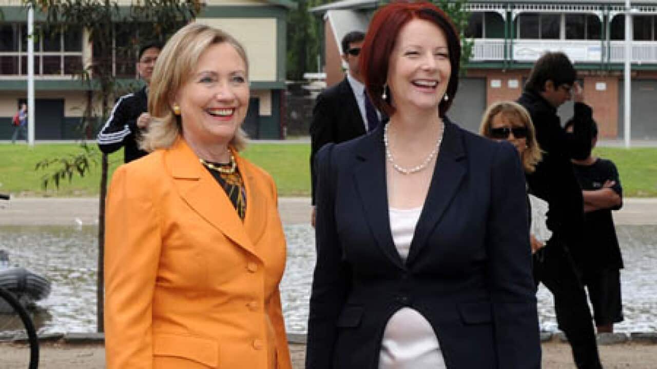 Hillary Clinton and Julia Gillard will be teaming up.