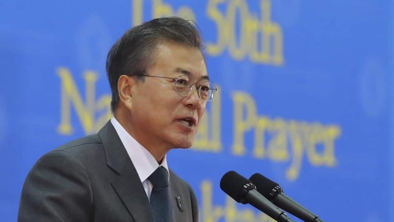 South Korean President Moon Jae-in