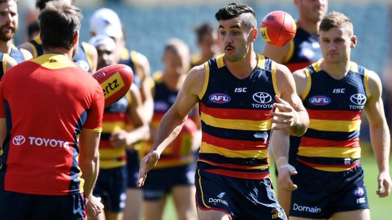 Adelaide Crows player Taylor (Tex) Walker