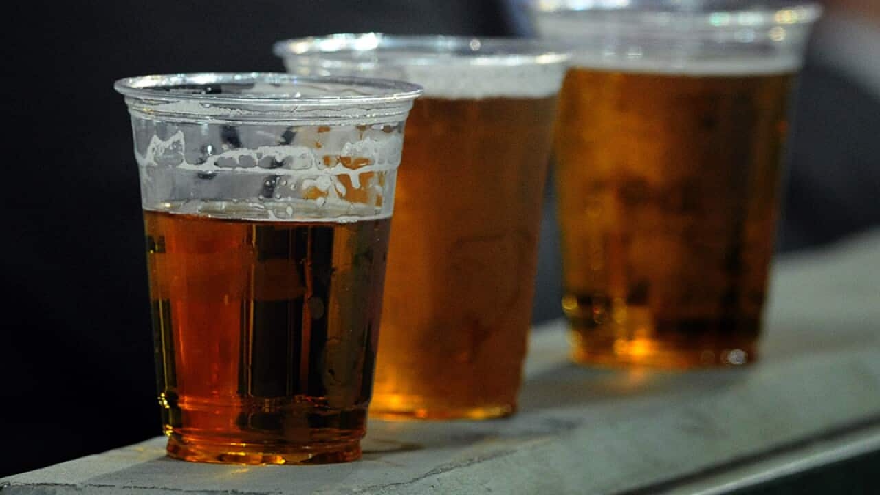 Stock footage of beer