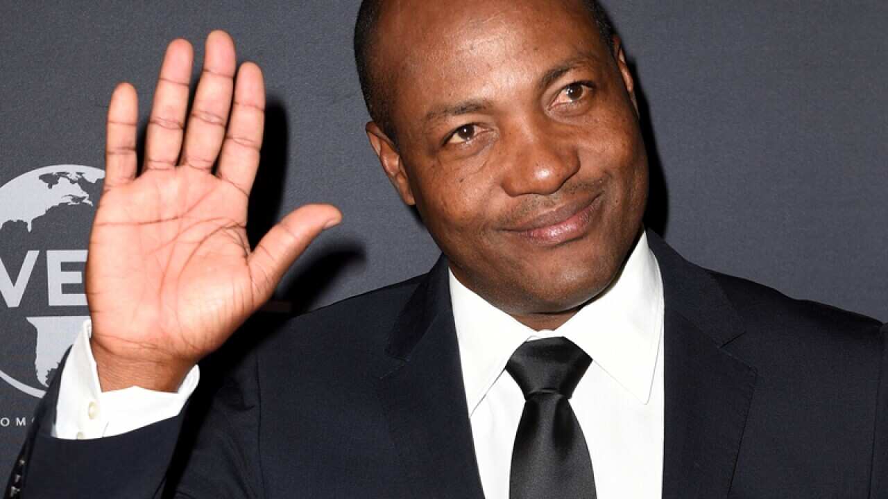 West Indian cricketer Brian Lara