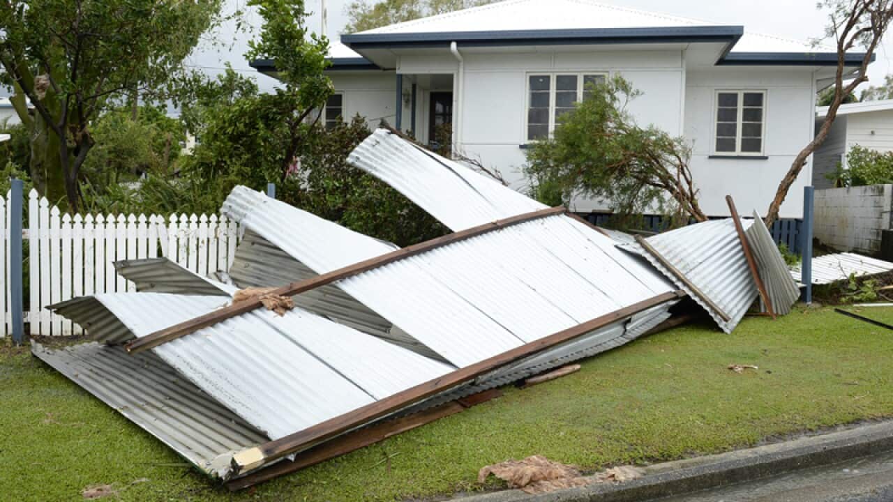 The aftermath of Tropical Cyclone Marcia
