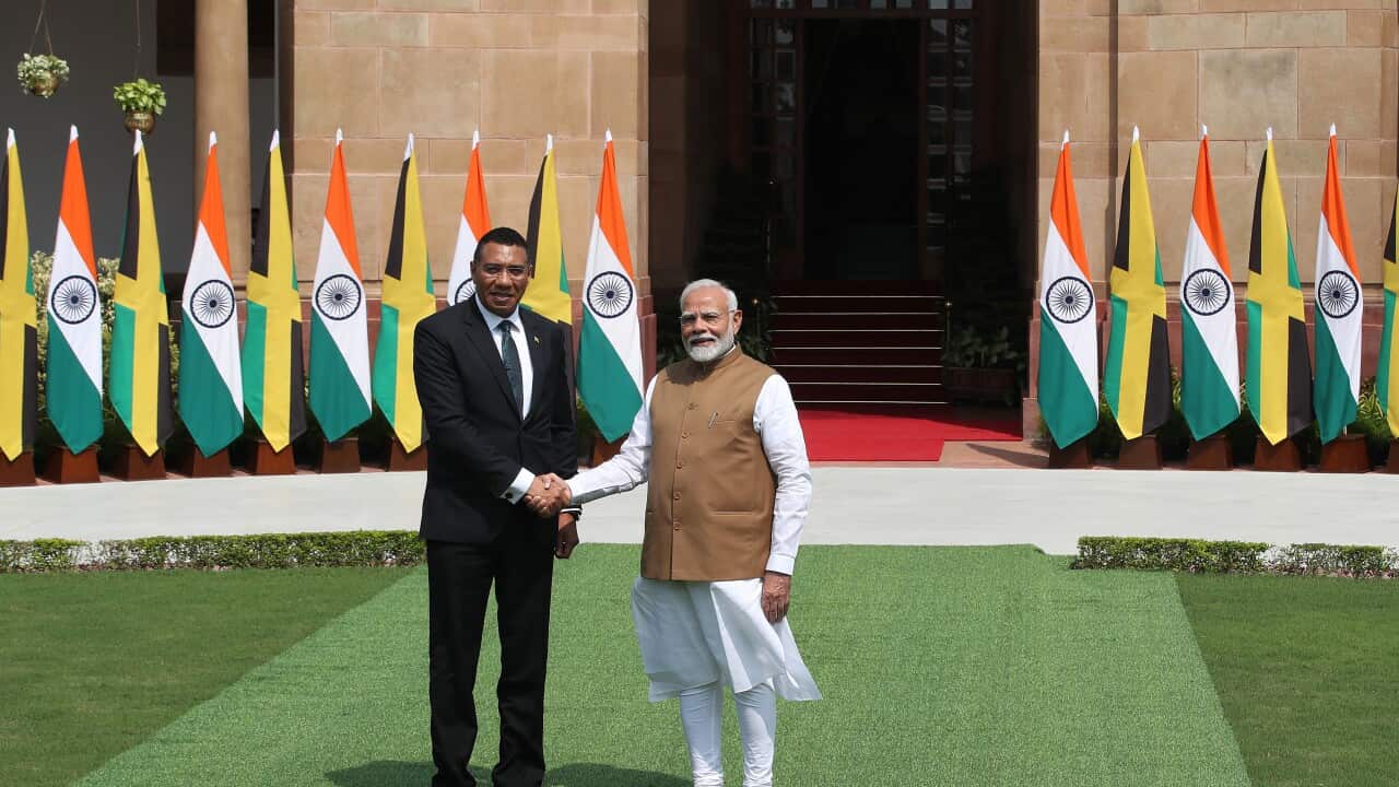 Jamaican Prime Minister Andrew Holness visits India