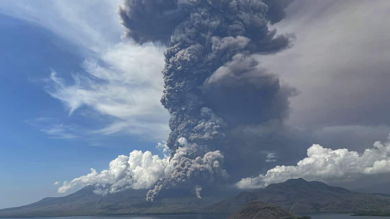 Lewotobi Laki-Laki volcano eruption