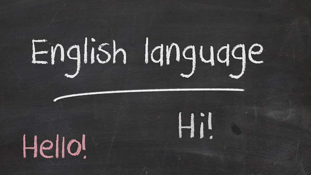 English Class signboard
