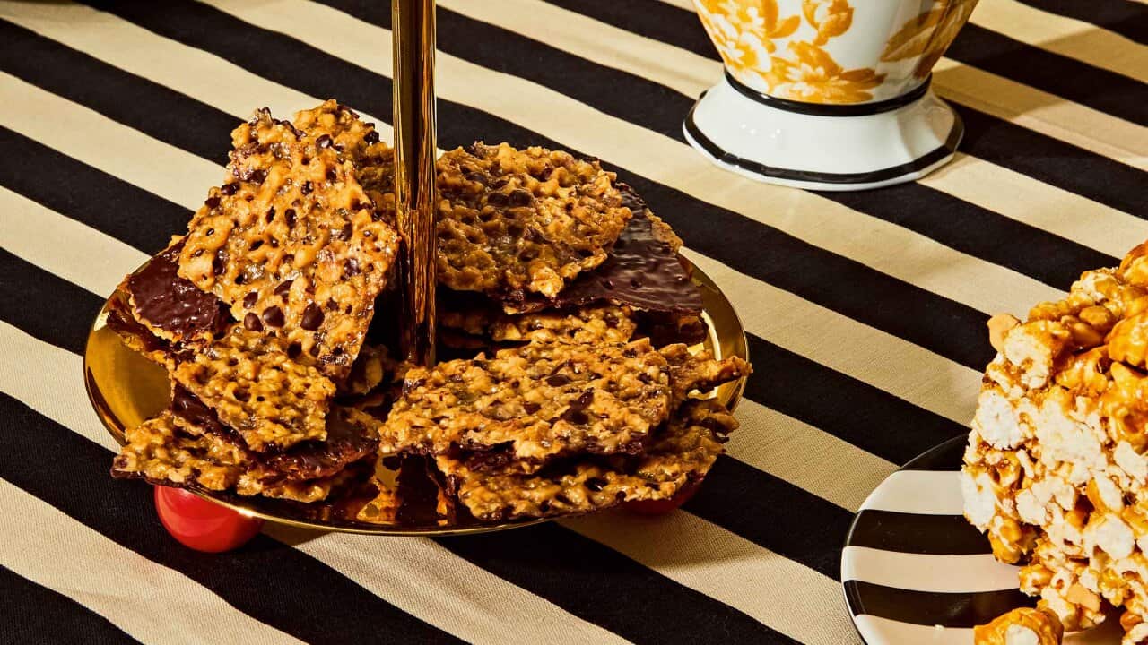 Freeform hazelnut florentines SBS Food