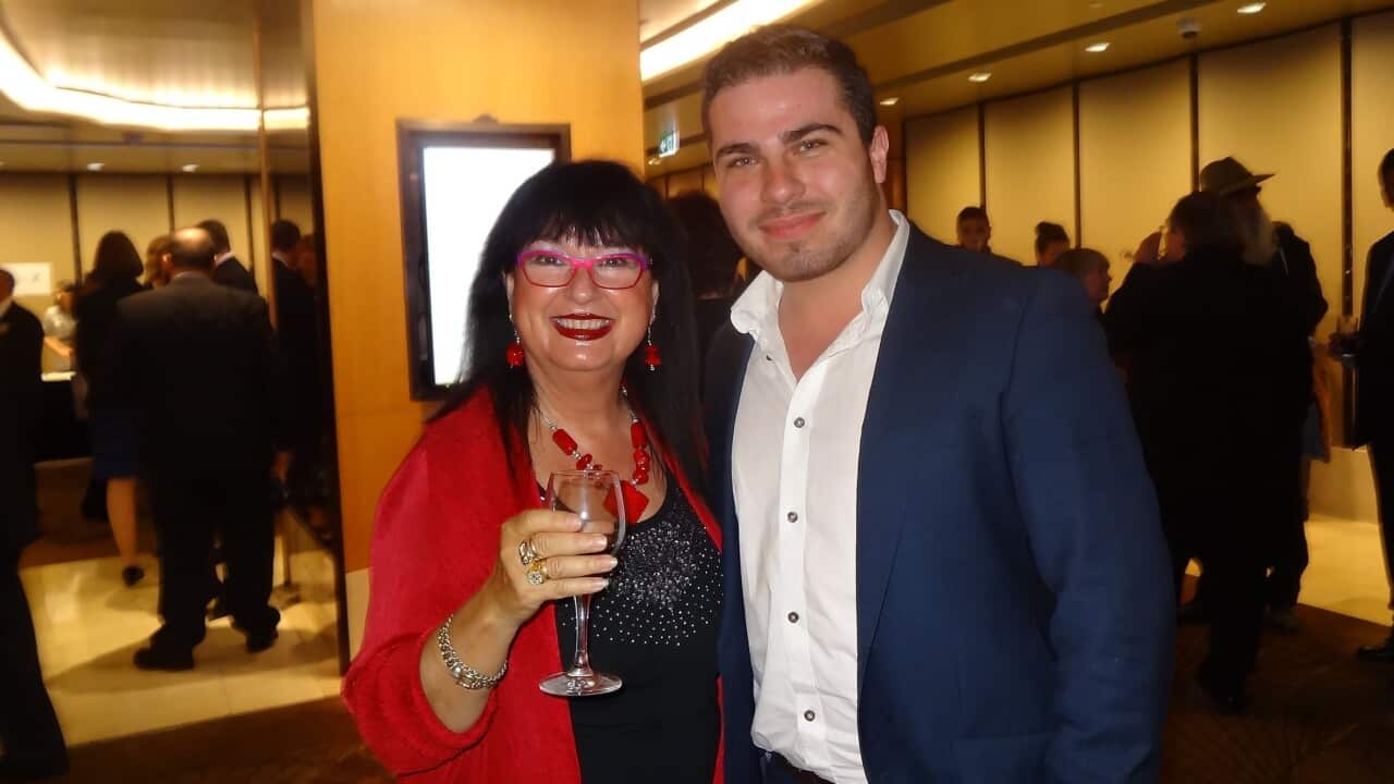 Evan Zlatkis with Nitza Lowenstein