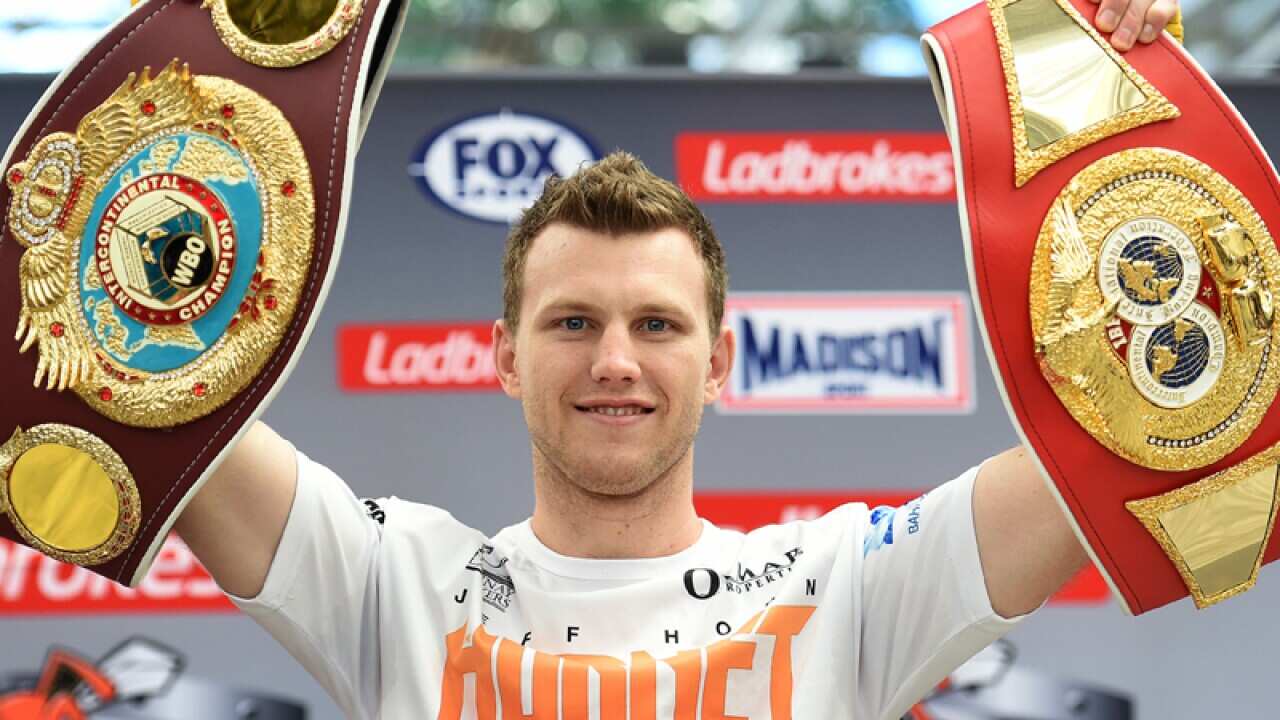 Australian boxer Jeff Horn
