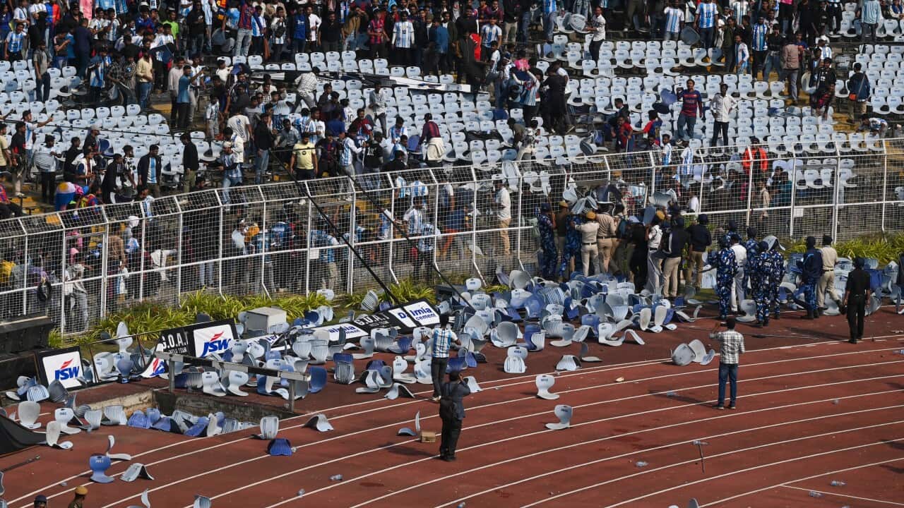 India: Argentina Football Star Lionel Messi Visits Kolkata: Upset Fans Vandalise Salt Lake Stadium