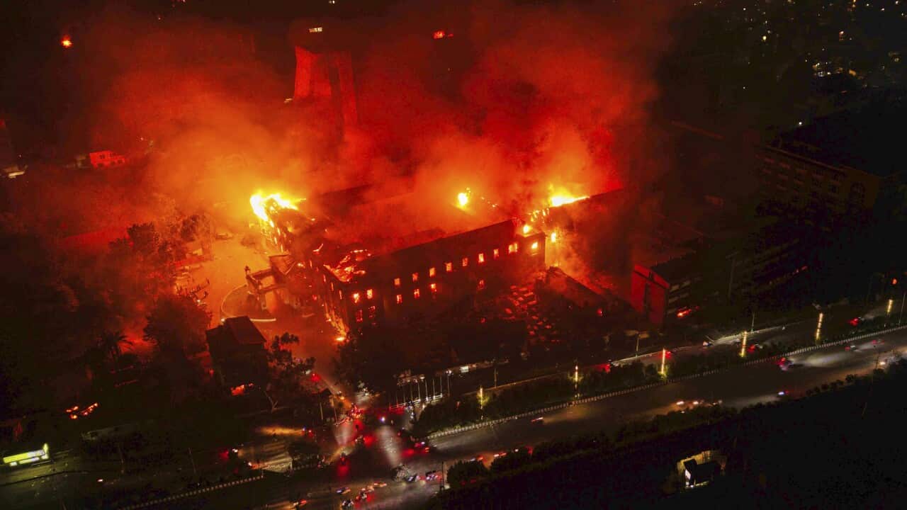 APTOPIX Nepal Protest