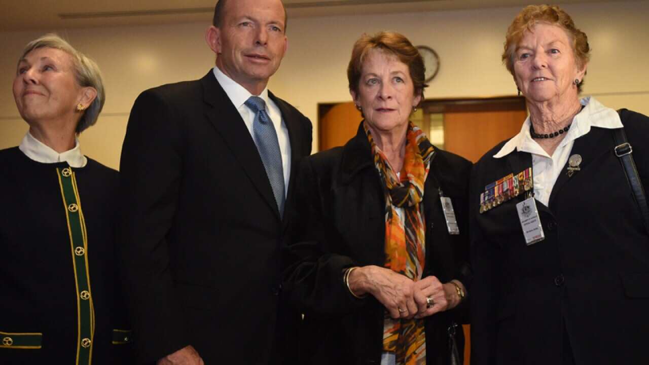 Prime Minister Tony Abbott meets with Vietnam War widows