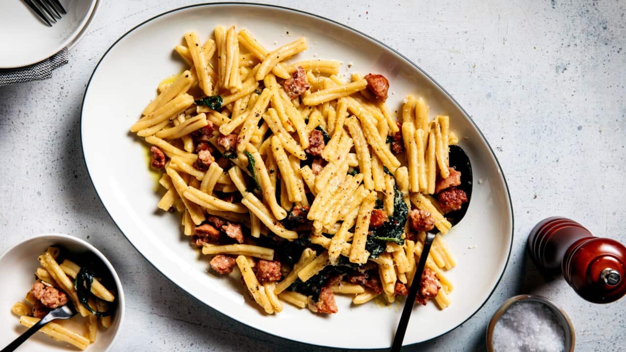 Casarecce With Sausage And Tuscan Kale Recipe SBS The Cook Up With Casarecce With Sausage And Tuscan Kale Recipe SBS The Cook Up With