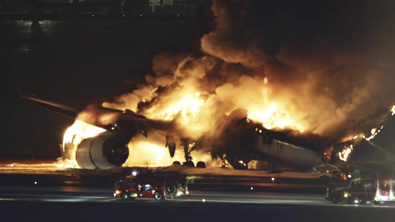 Japan Plane Fire