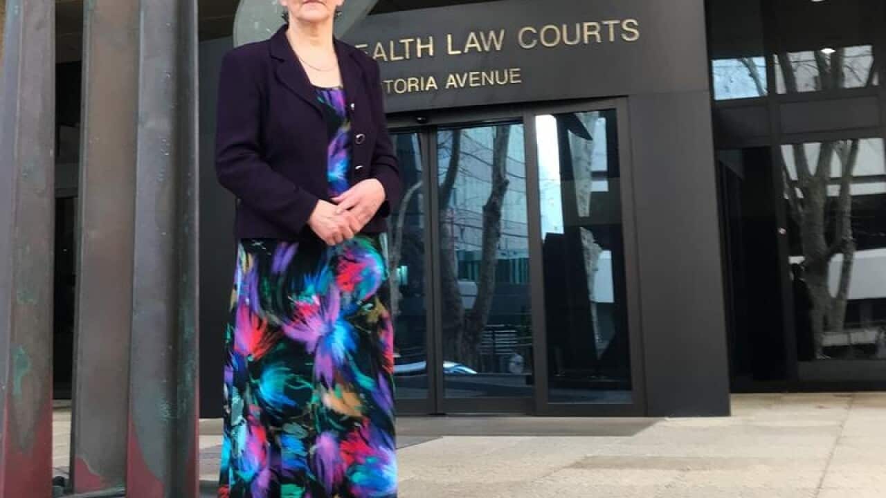 Noleen Hausler at the aged care royal commission in Perth