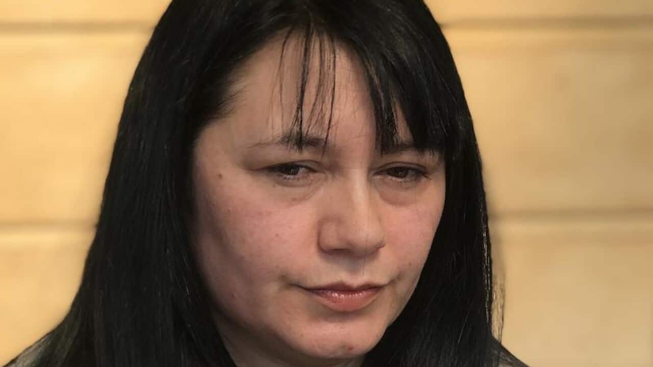 Michelle Ingley-Smith is seen outside the District Court