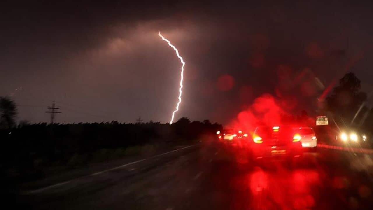 Northern India storms