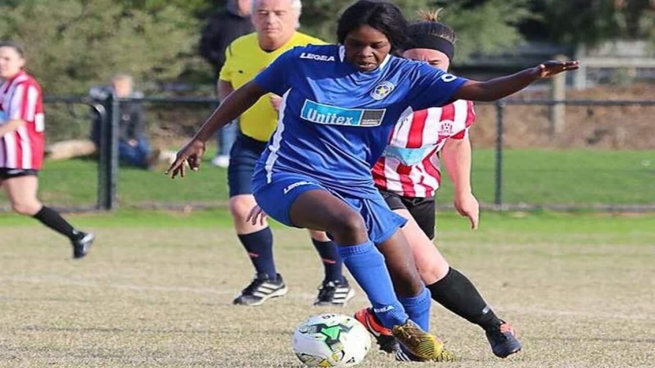 Melbourne stabbing victim Laa Chol (file image)