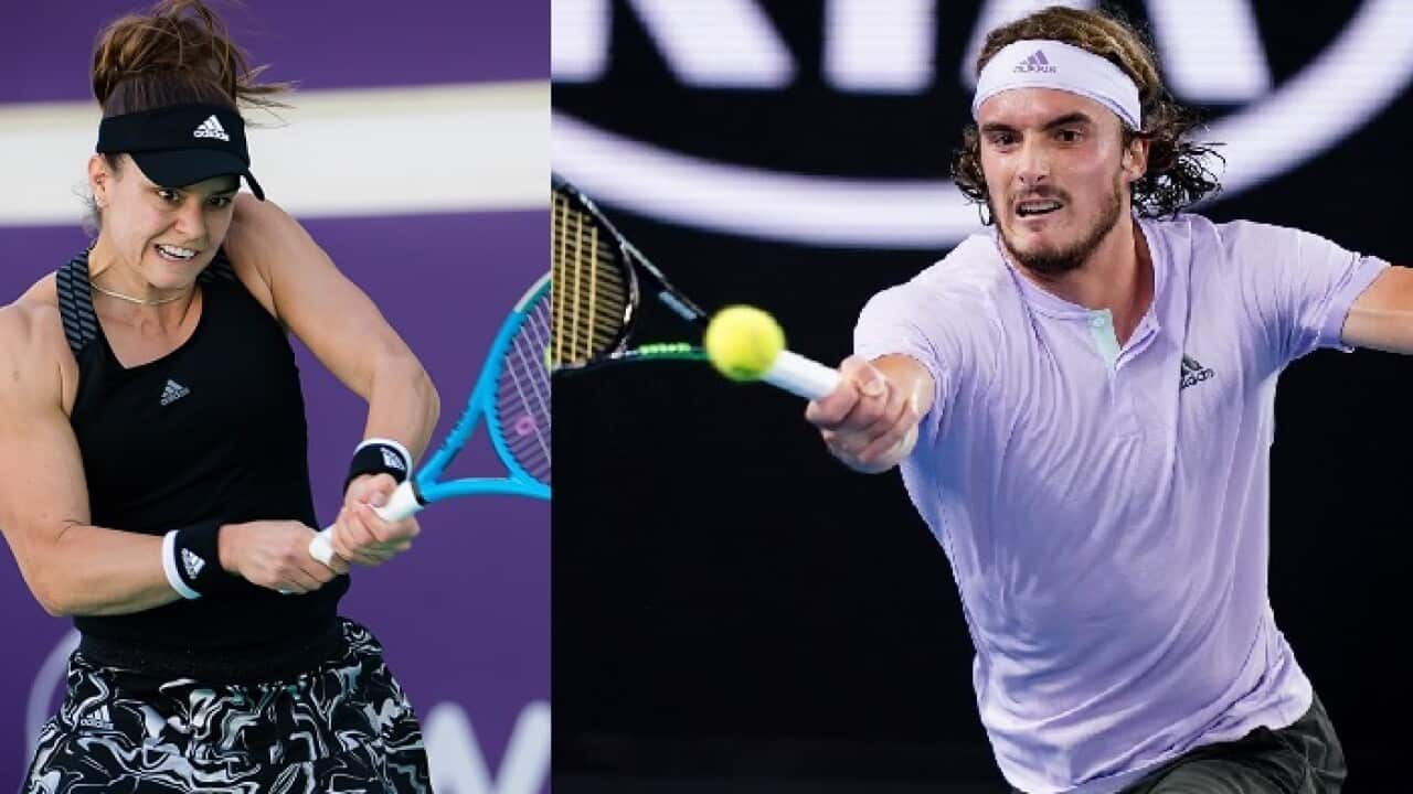 Maria Sakkari, Stefanos Tsitsipas. 