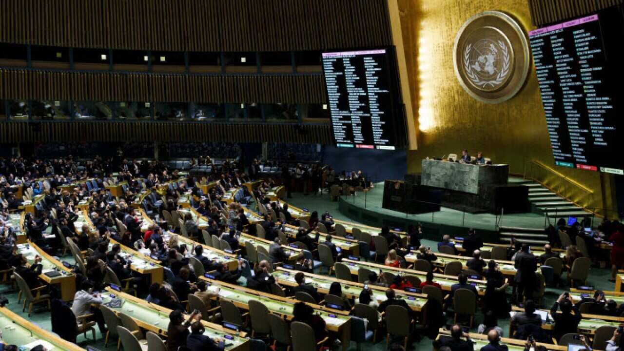 United Nations General Assembly emergency special session to vote on a non-binding resolution condemning recent decisions about the status of Jerusalem at Unite