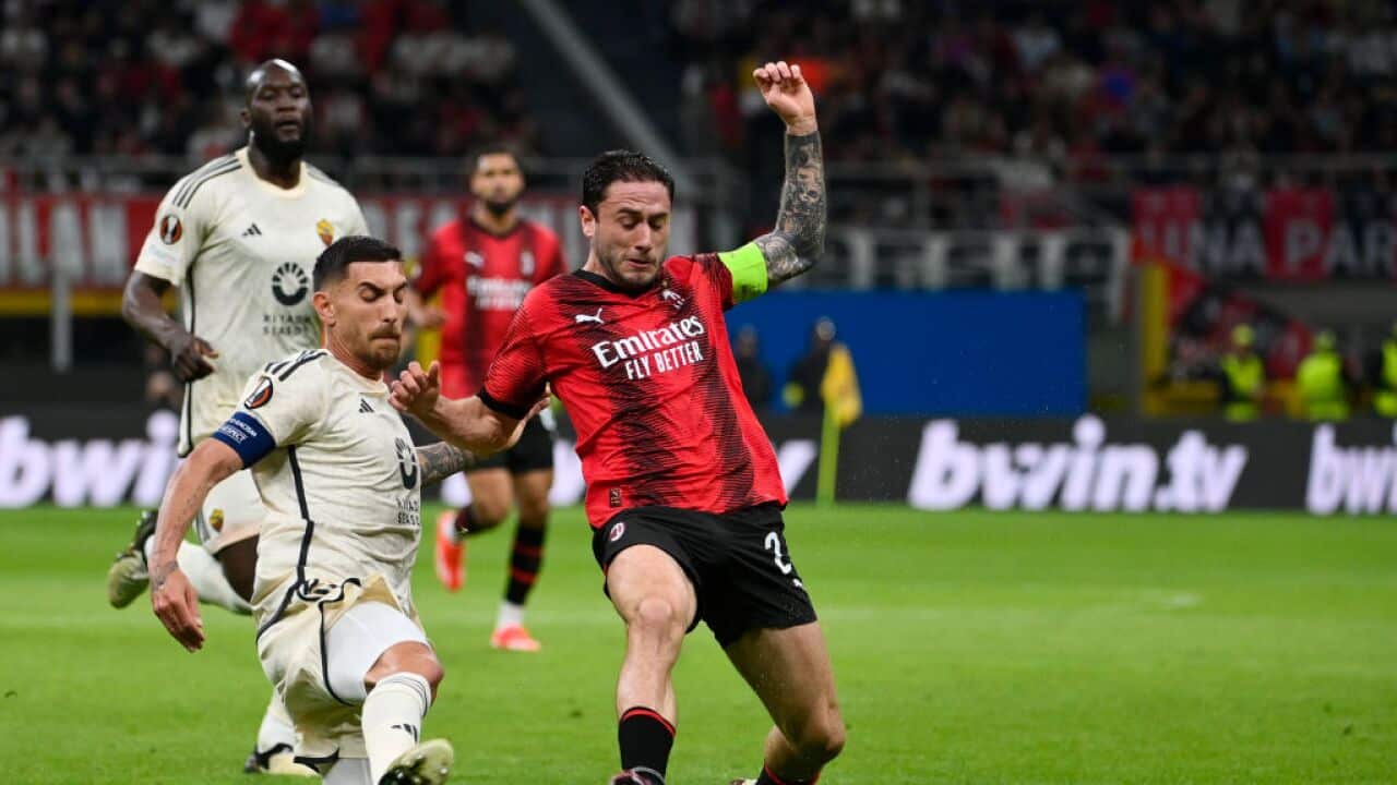 AC Milan v AS Roma: Quarter-Final First Leg - UEFA Europa League 2023/24