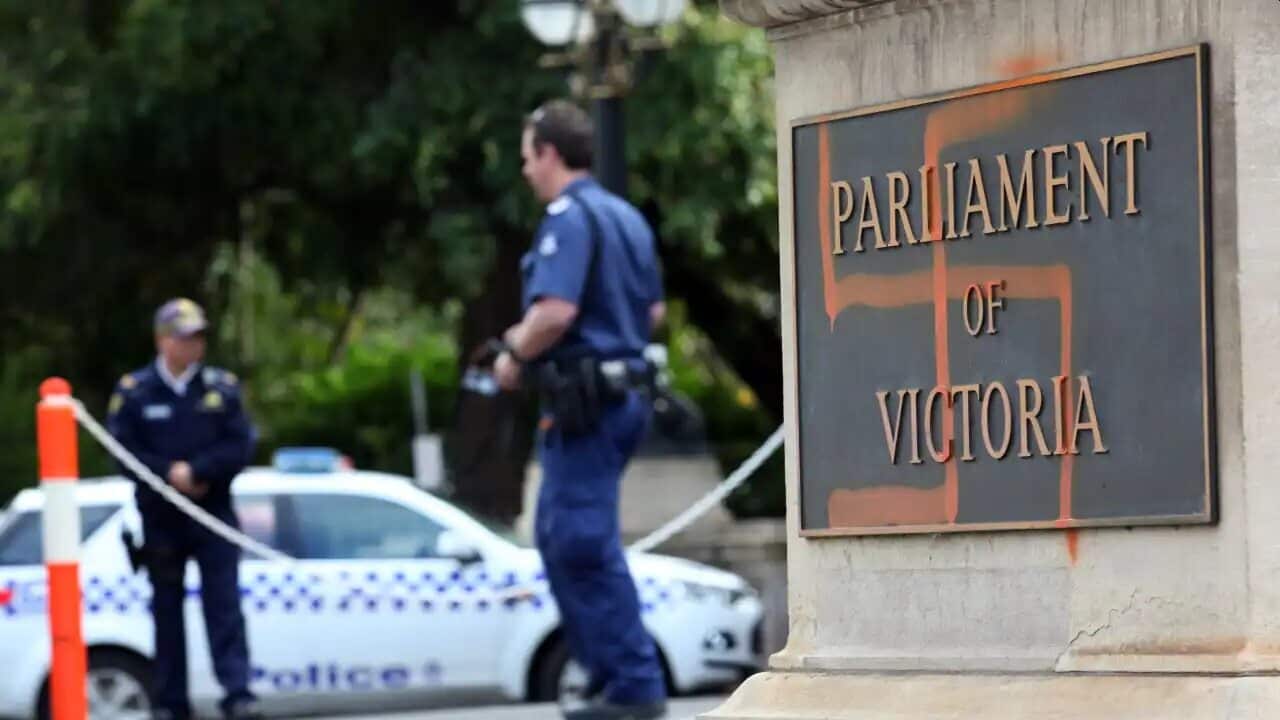 The law makes it a criminal offence for anyone to intentionally display the Nazi symbol in public in Victoria.