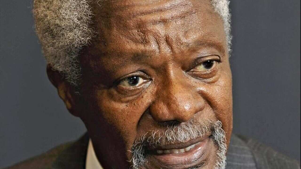 former United Nations Secretary-General Kofi Annan