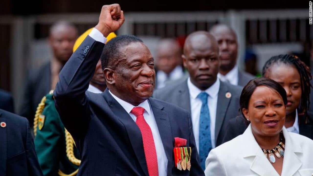Rais mteule wa Zimbabwe, Emmerson Mnangagwa