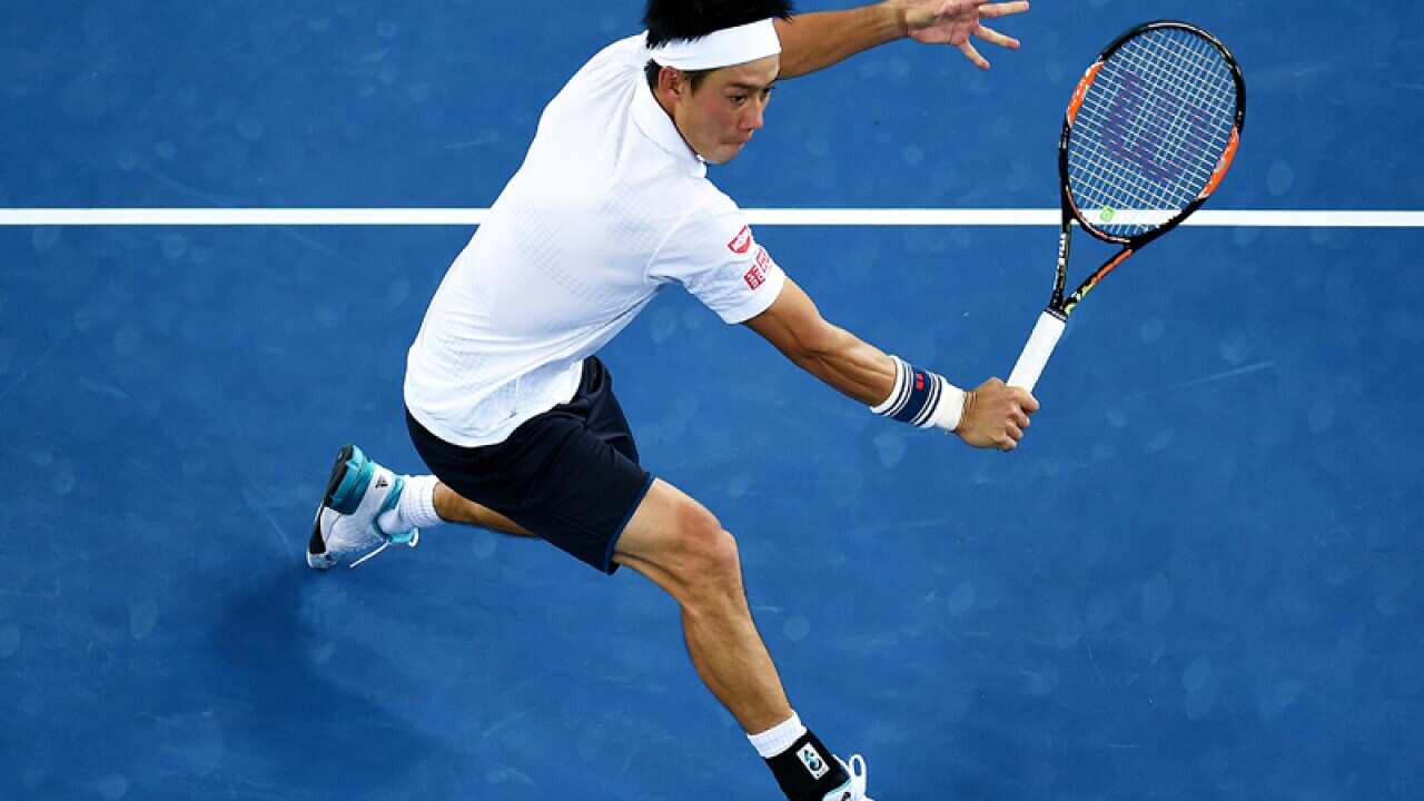 Japanese tennis player Kei Nishikori