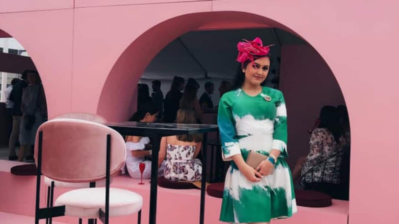 Airina Samadi, student fashion designer