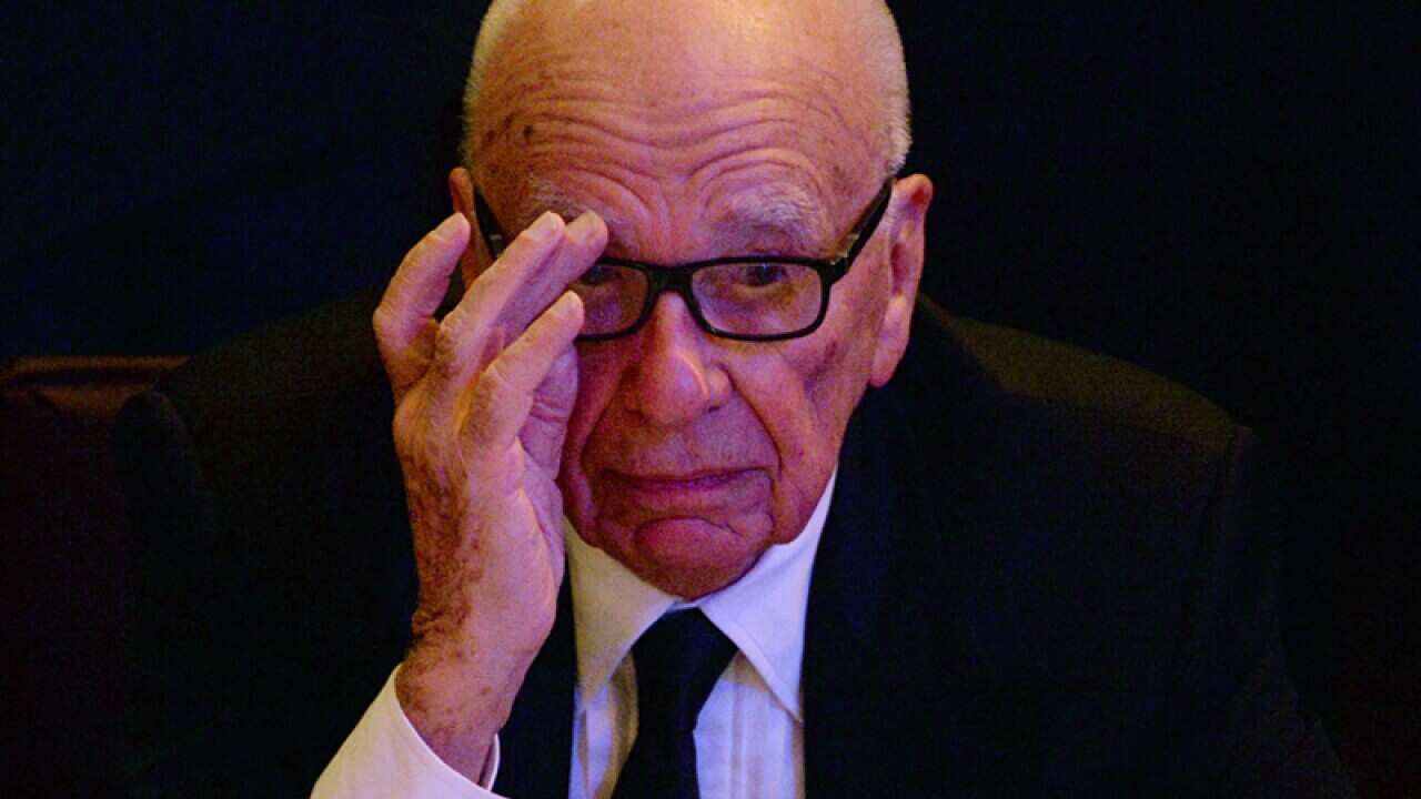 21st Century Fox boss Rupert Murdoch speaks at the Lowy Institute