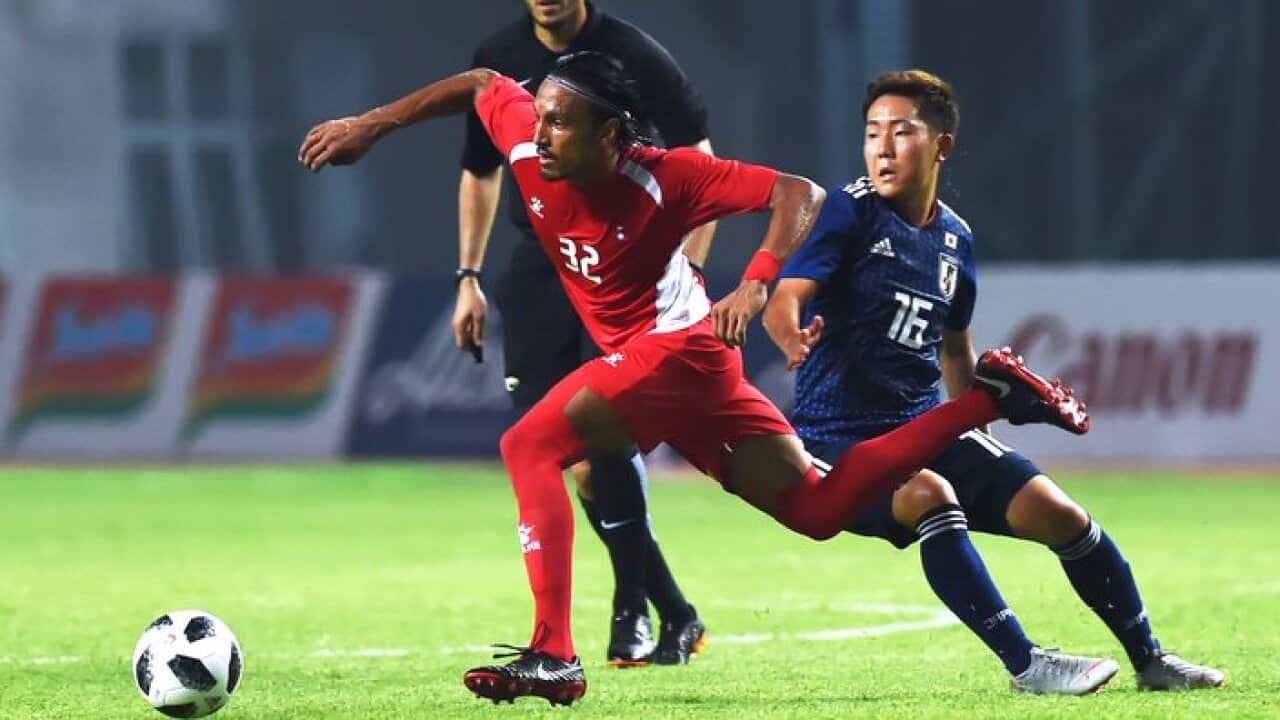 Nepali football player Rohit Chand
