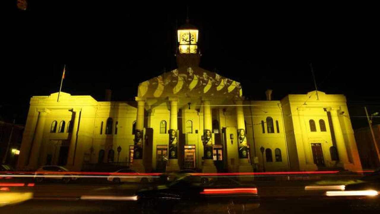 Richmond town hall, in Melbourne - which is now officially not the number one place in the world.
