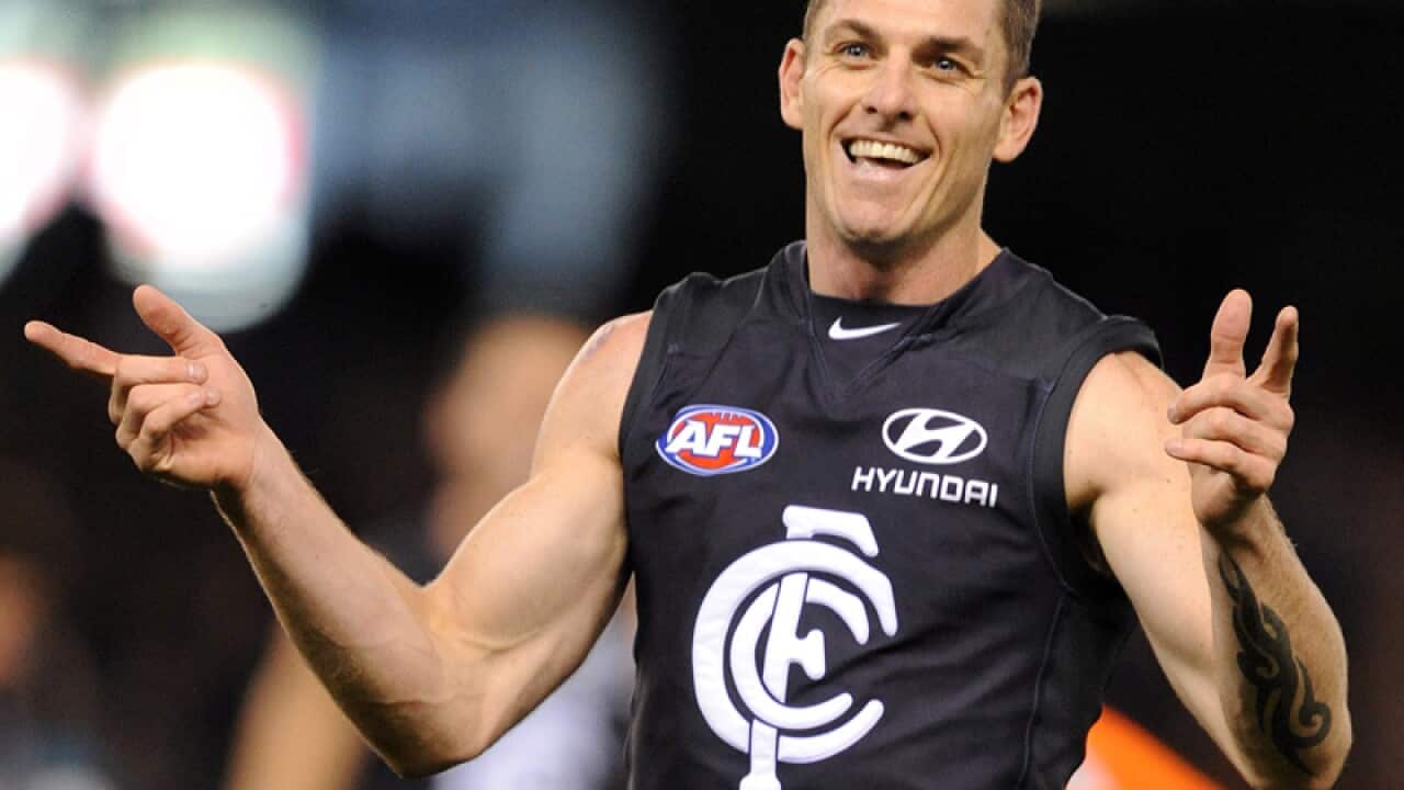 Carlton AFL midfielder Heath Scotland