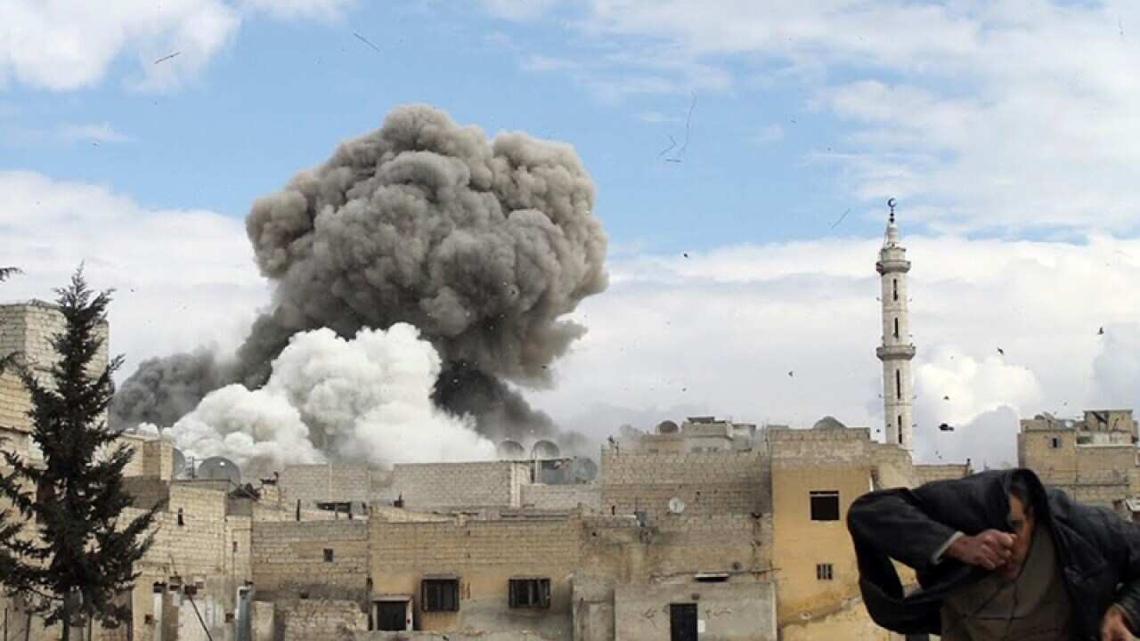 Syria's UN ambassador Bashar Jaafari.