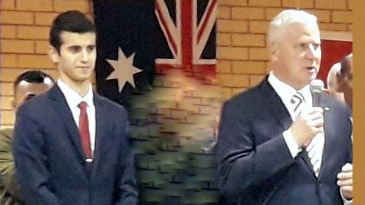 Haji Gundor and Duputy PM M McCormack