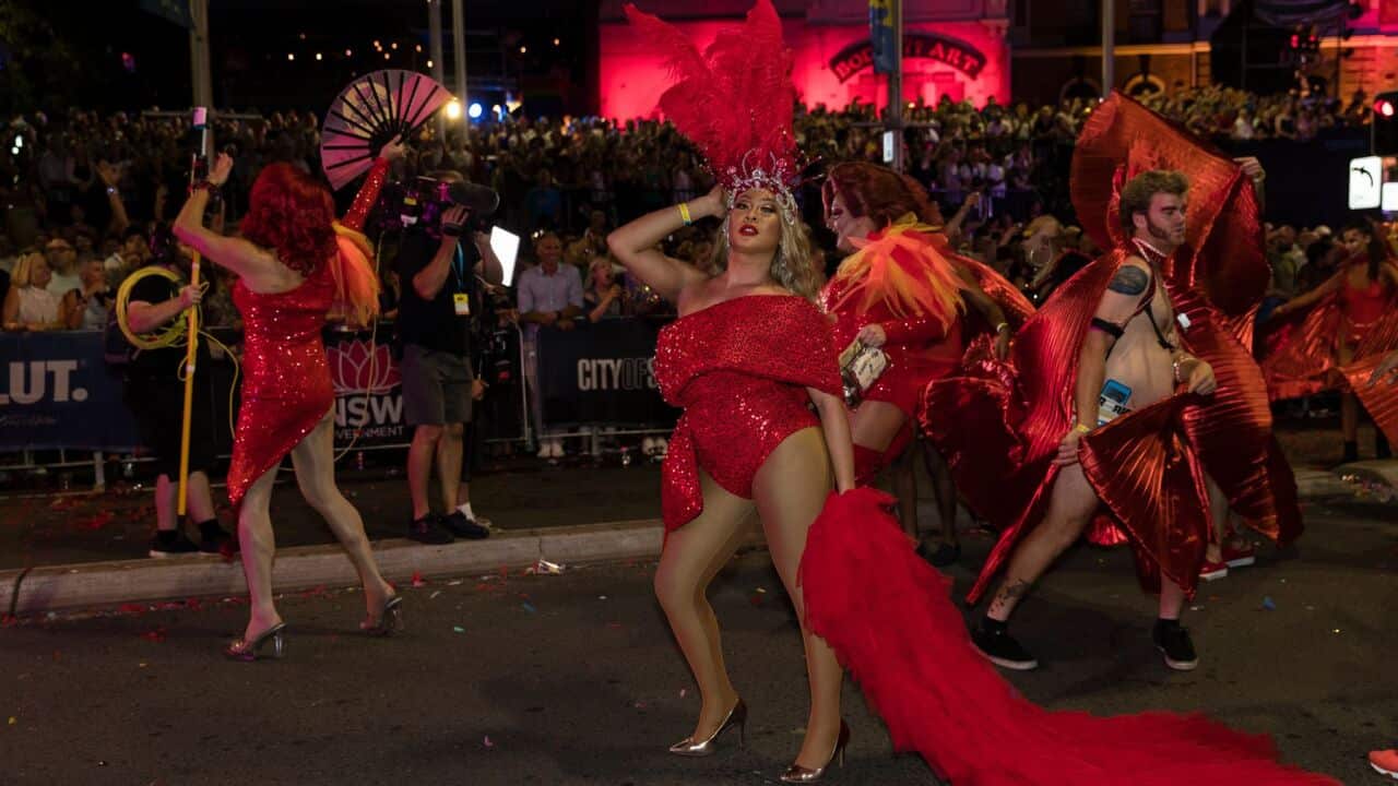 Mardi Gras celebration in Sydney