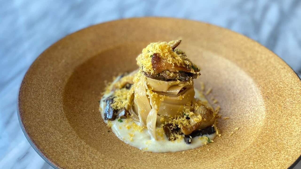TAGLIATELLE FUNGHI E MISO