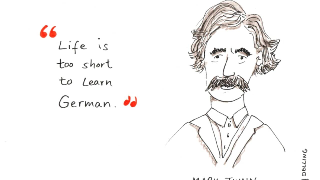 Unsere australischen Studiogäste beweisen, dass Mark Twain Unrecht hatte. wrong.