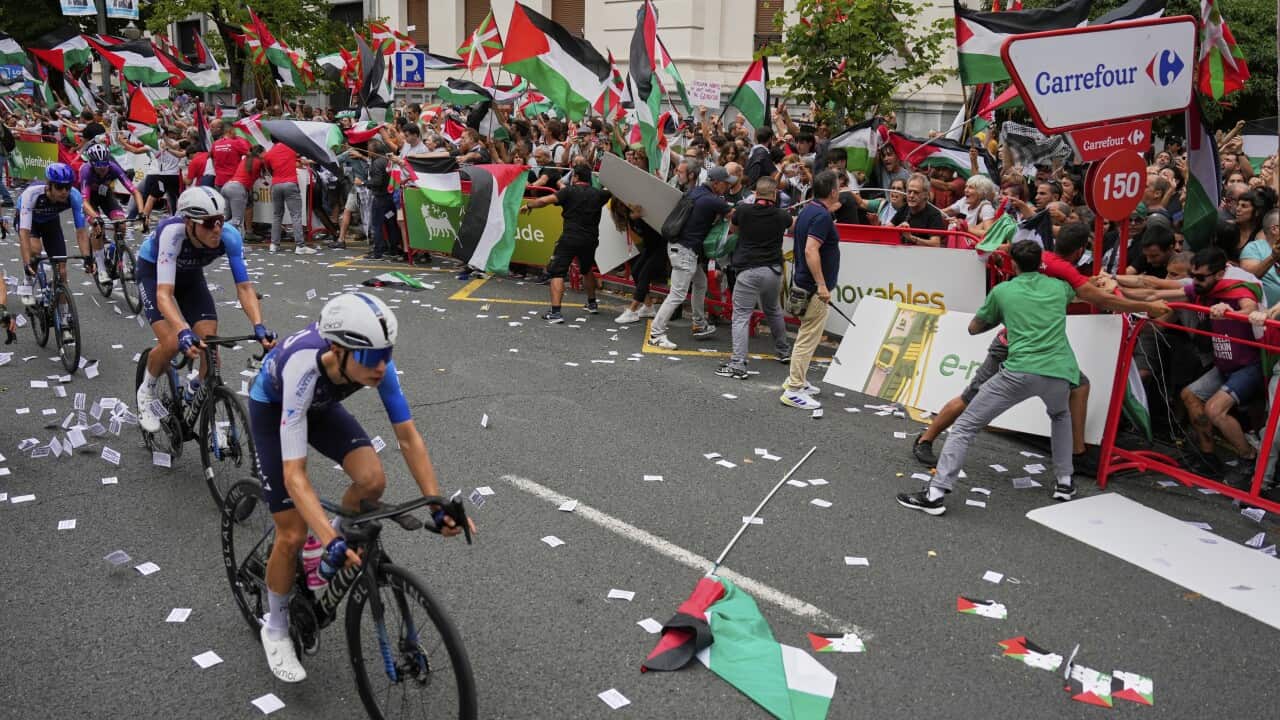 Spain Cycling La Vuelta
