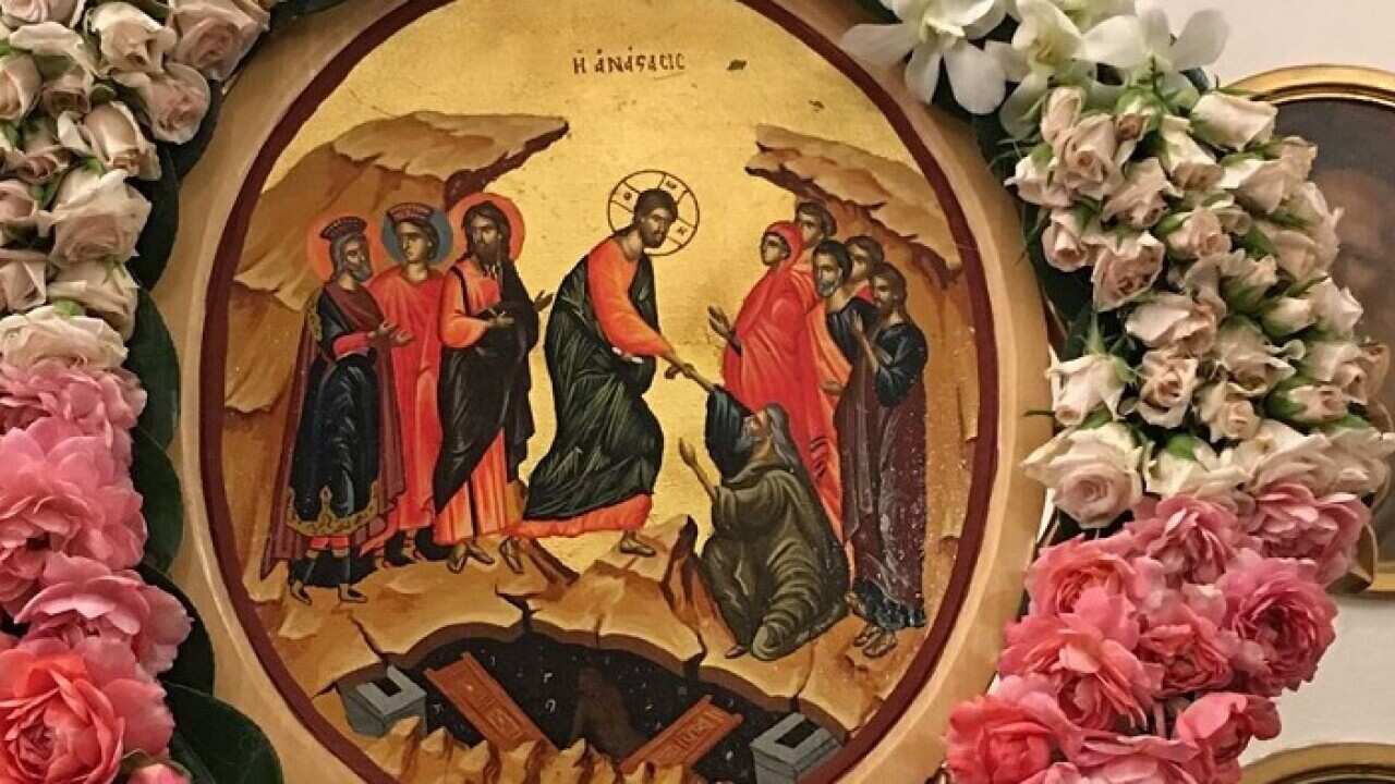 Από τον Ιερό Ναό Αγίων Κωνσταντίνου και Ελένης στην Πέρθη της Δυτικής Αυστραλίας.