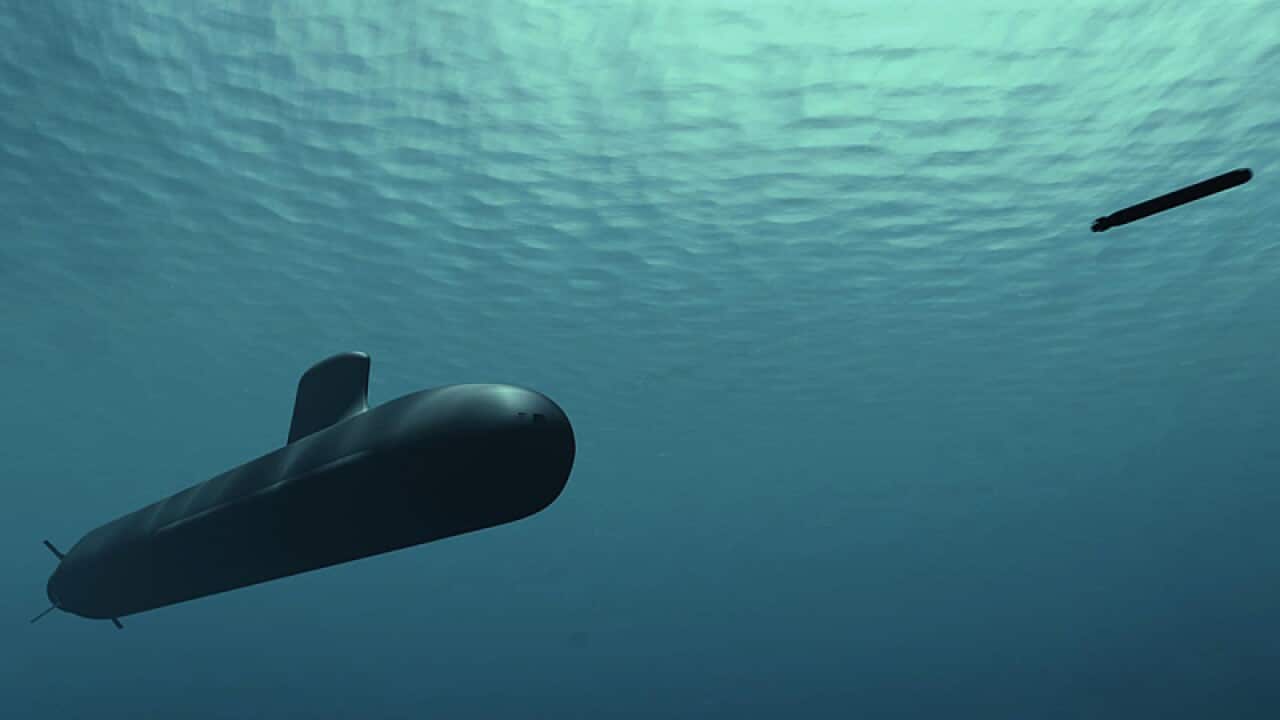A Shortfin Barracuda submarine designed by French firm DCNS.