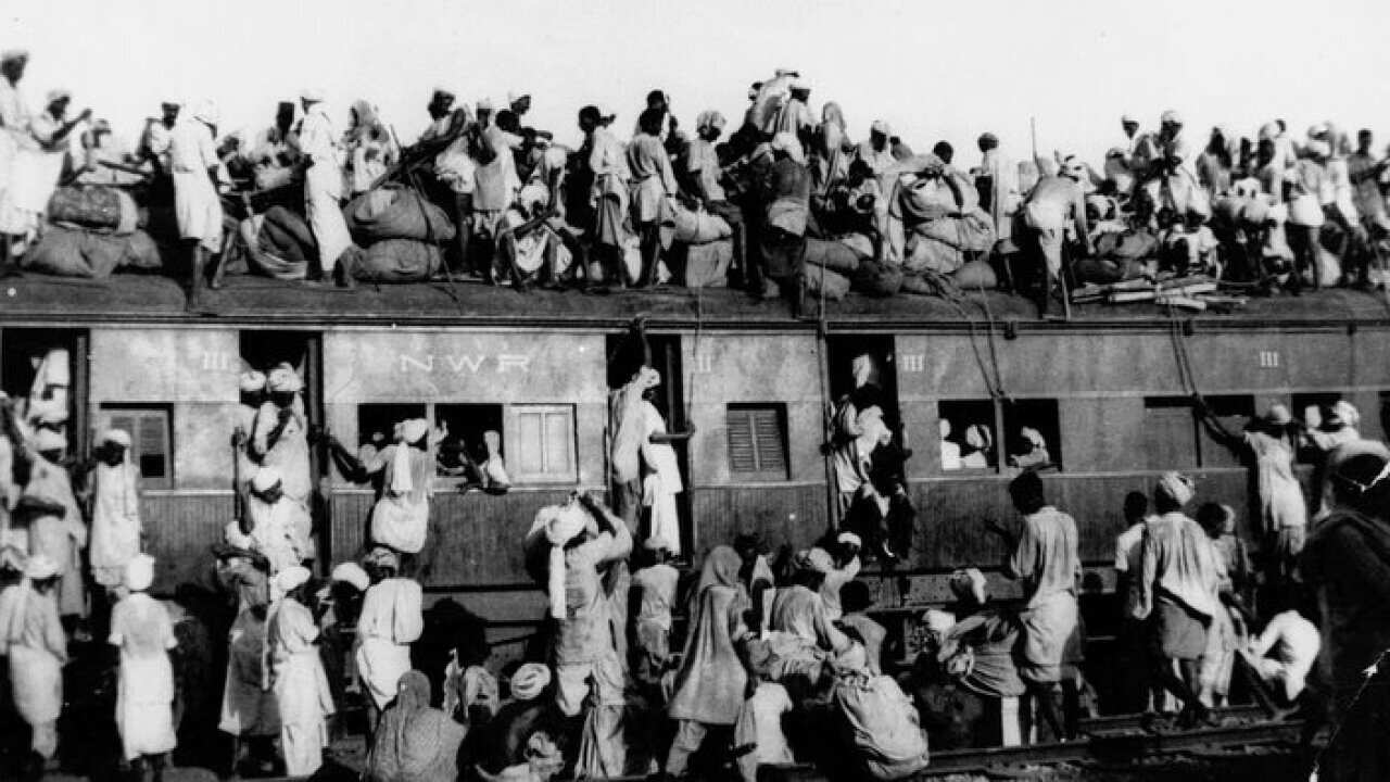 Partition of India - Crowded Train