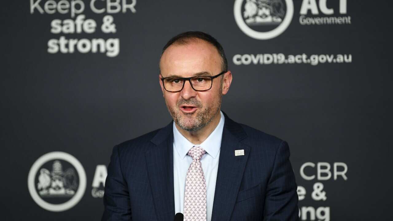 ACT Chief Minister Andrew Barr.
