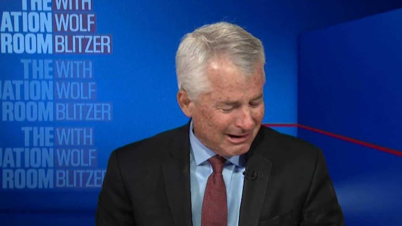 CNN analyst Phillip Mudd breaks down on live TV.